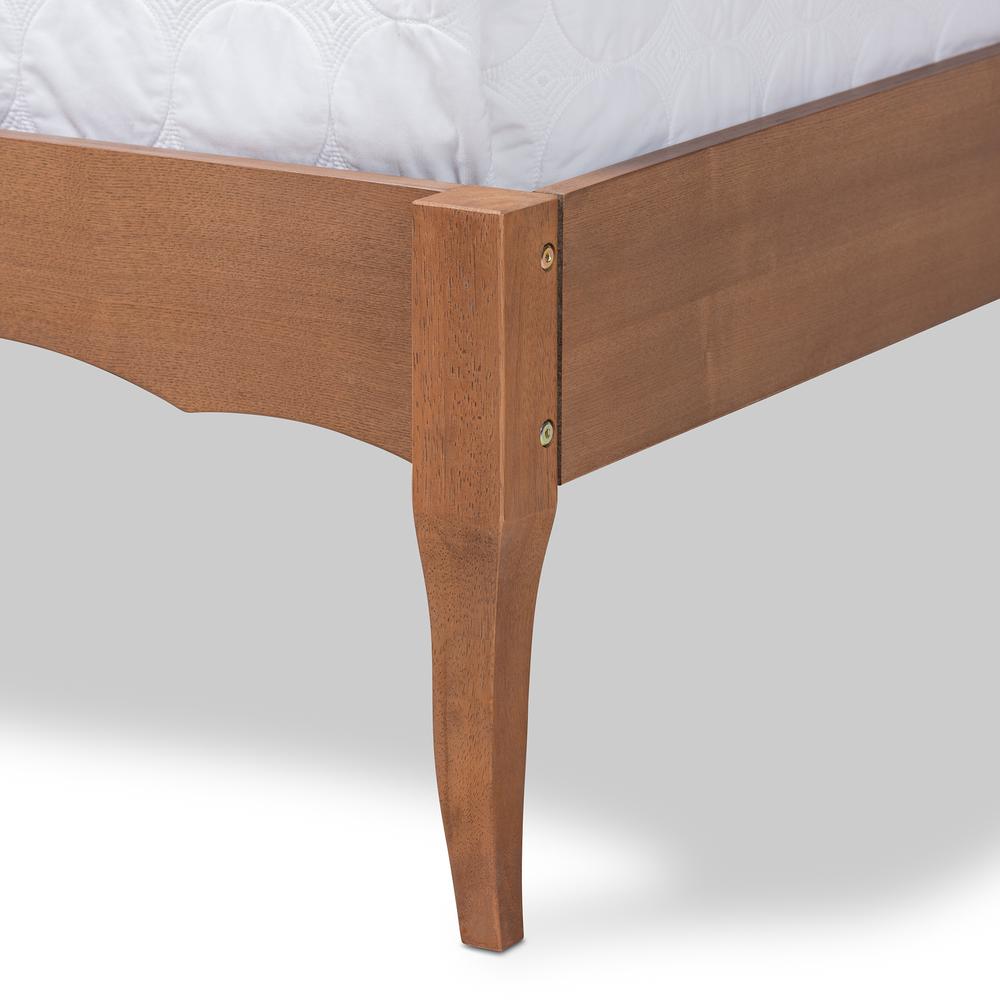 Baxton Studio Marieke Vintage French Inspired Ash Wanut Finished Queen Size Wood Bed Frame. Picture 15