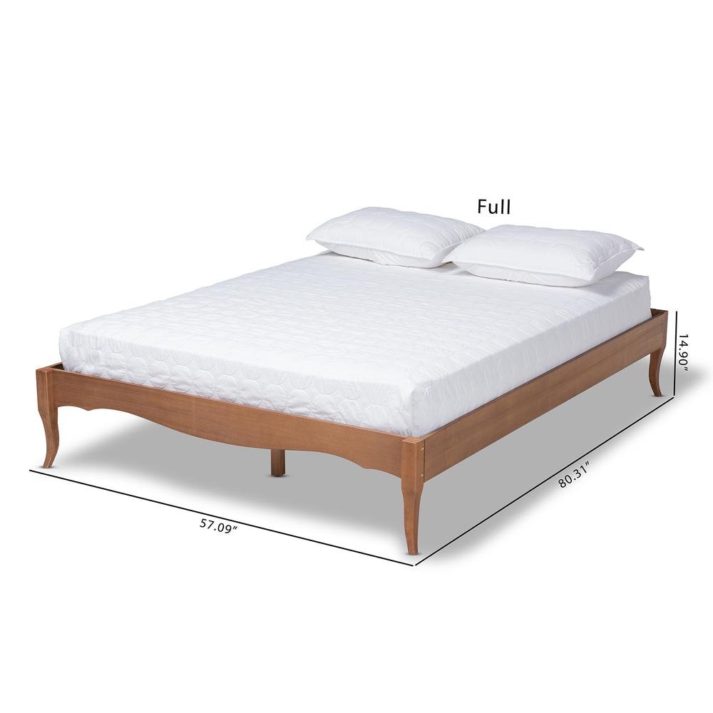 Baxton Studio Marieke Vintage French Inspired Ash Wanut Finished Queen Size Wood Bed Frame. Picture 18