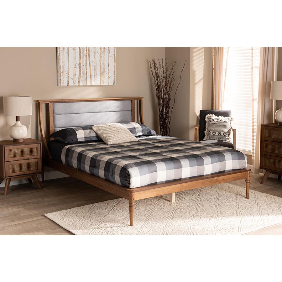 Baxton Studio Regis King Platform Bed. Picture 1