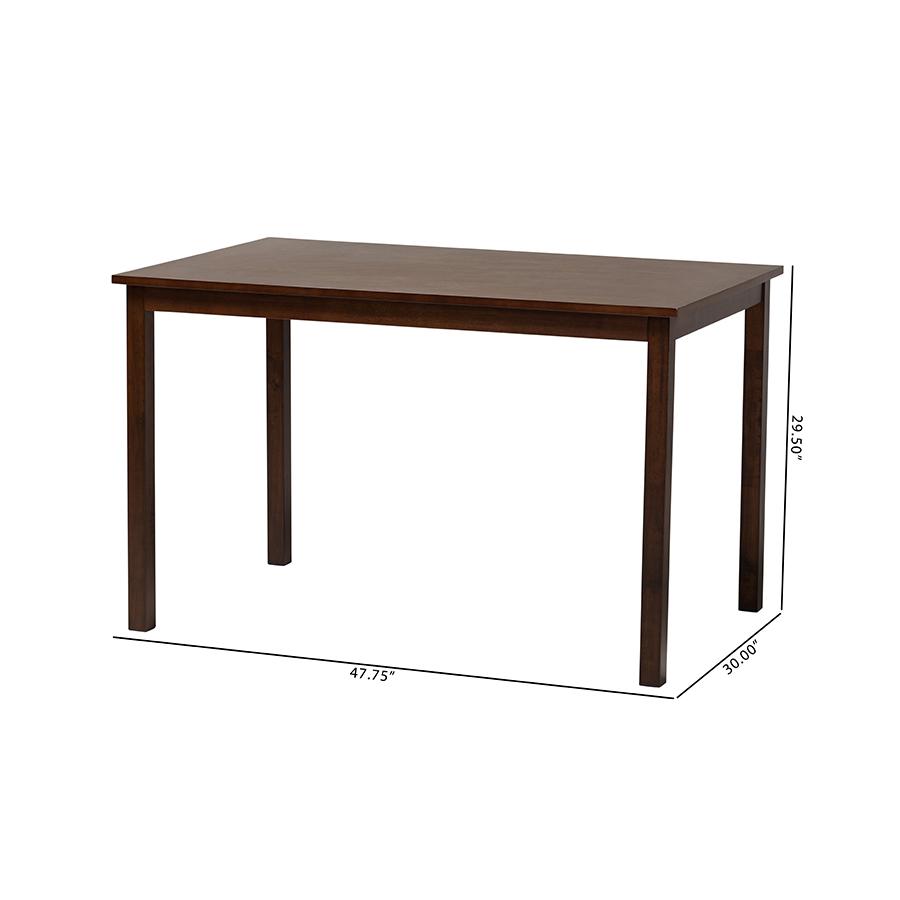Baxton Studio Andrew Modern Dining Table. Picture 9