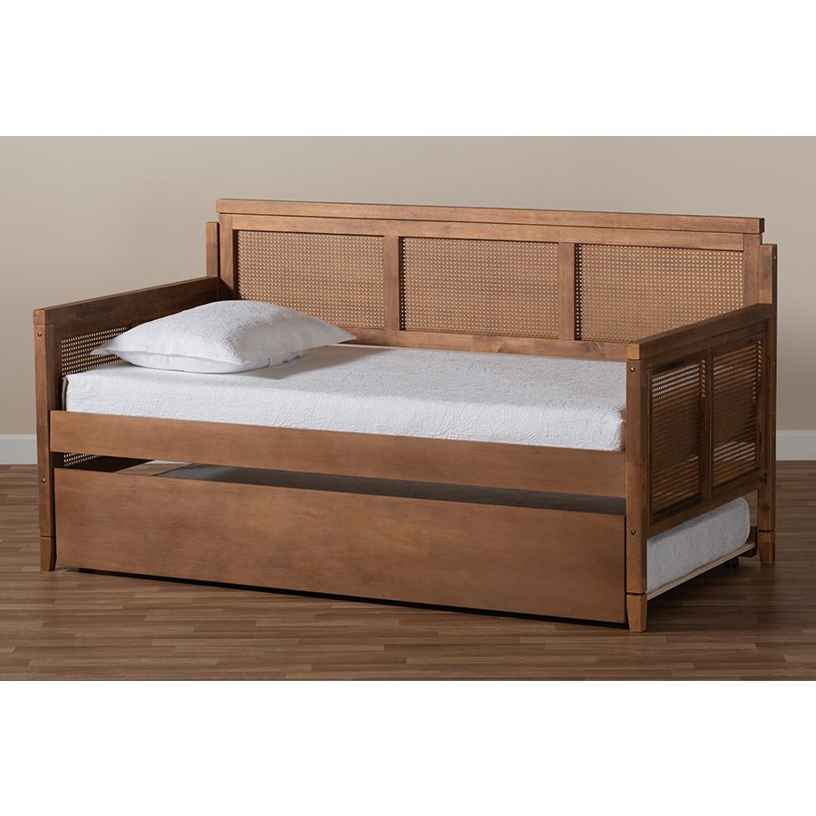 Synthetic Rattan Daybed with Trundle. Picture 10