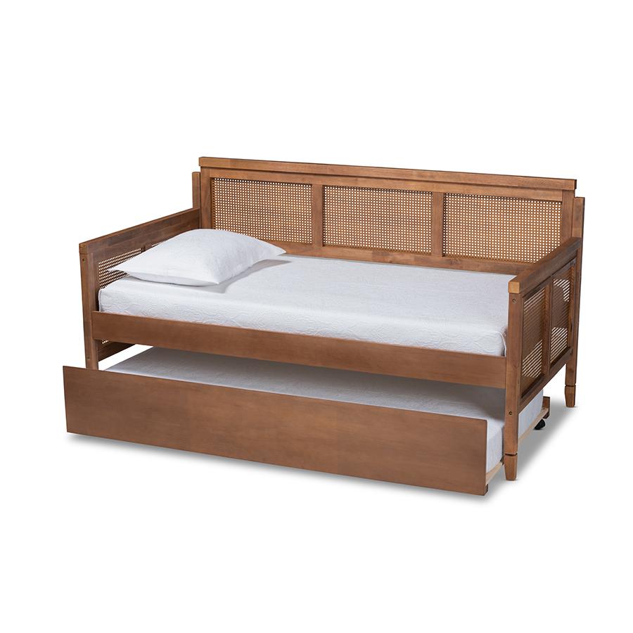 Synthetic Rattan Daybed with Trundle. Picture 2