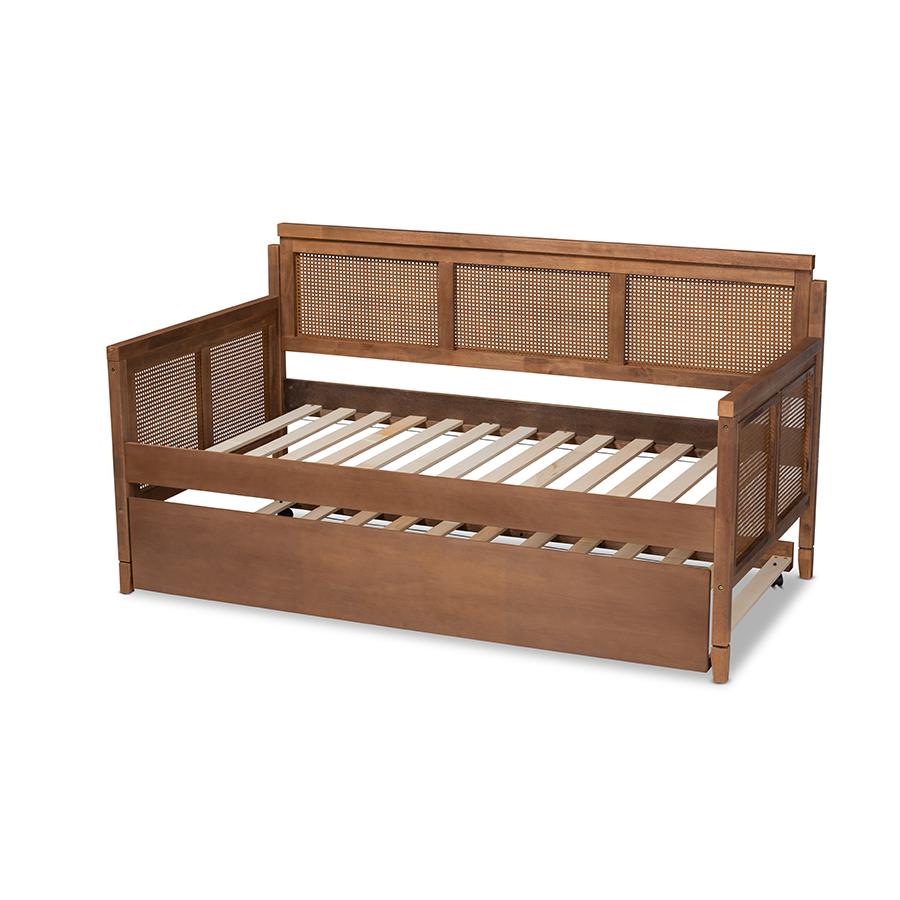 Synthetic Rattan Daybed with Trundle. Picture 4