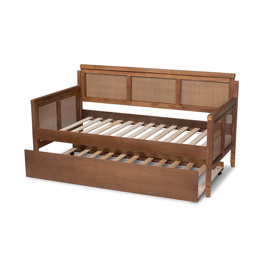 Synthetic Rattan Daybed with Trundle. Picture 5
