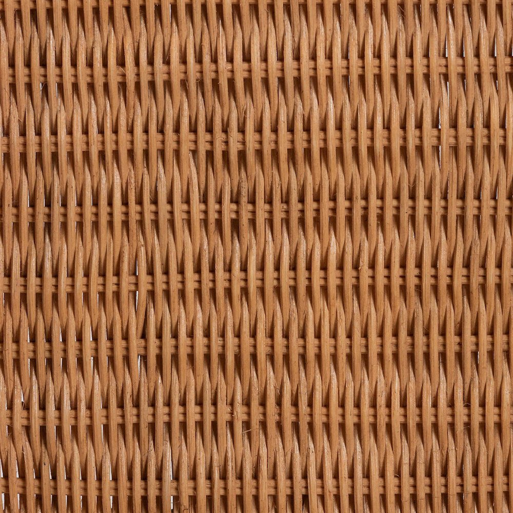 Abigale Natural Rattan Dining Chair - Handwoven Wicker Accent Chair with Arms. Picture 7