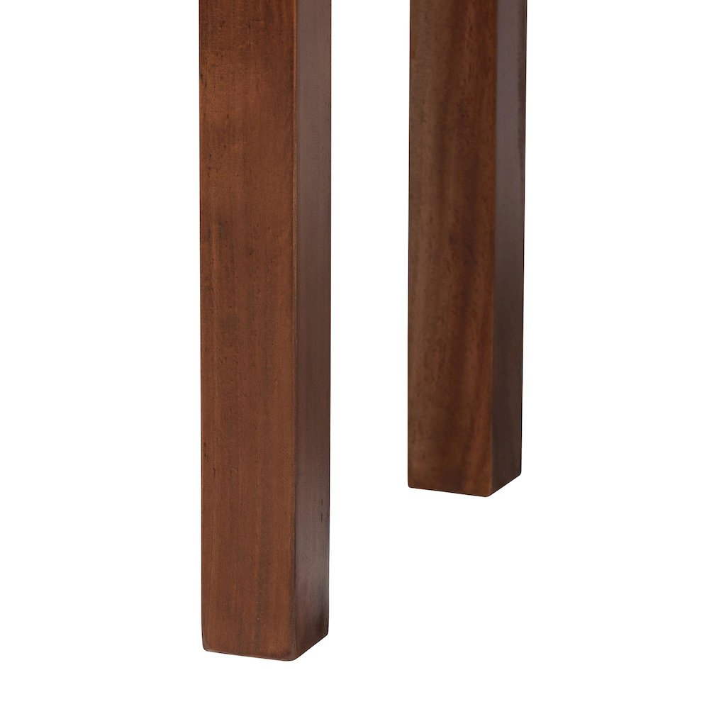 Alannis Mahogany Wood Console Table - Accent Table with Carved Floral Apron for. Picture 6