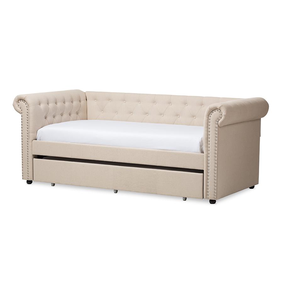 Fabric Trundle Daybed. Picture 1