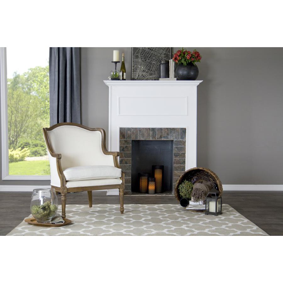 Baxton Studio Charlemagne Traditional French Accent Chair-. Picture 2