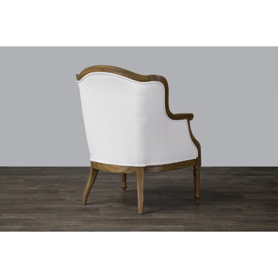 Baxton Studio Charlemagne Traditional French Accent Chair-. Picture 4