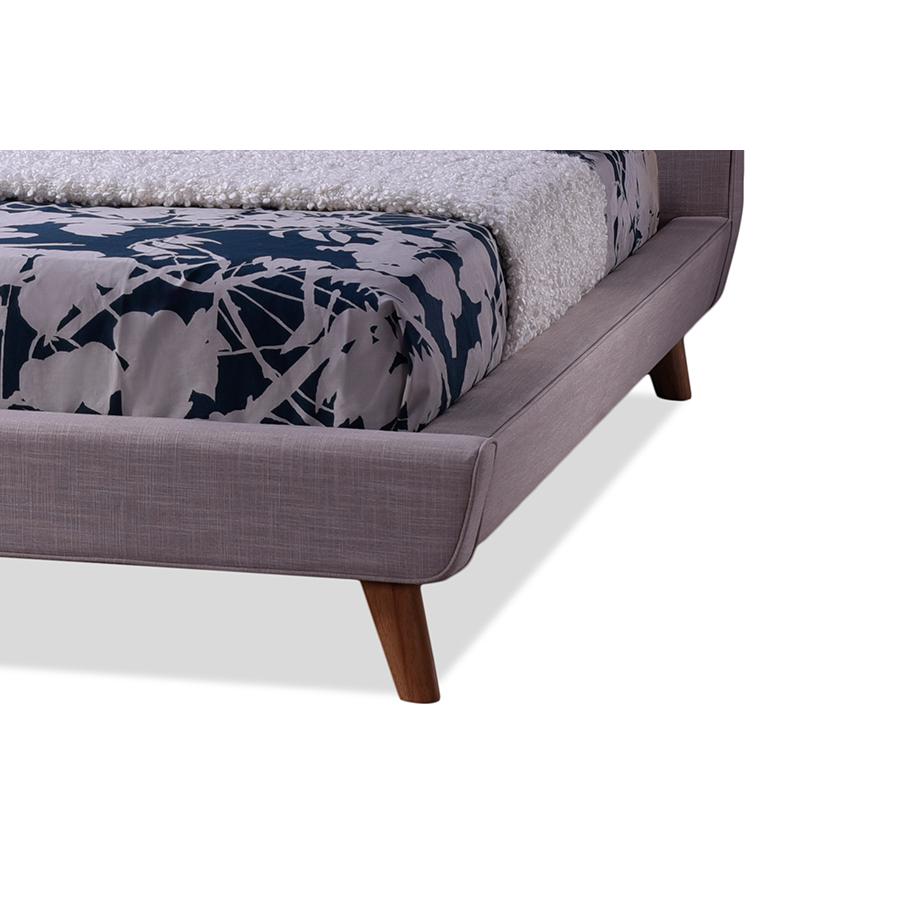Scandinavian King Size Platform Bed. Picture 2