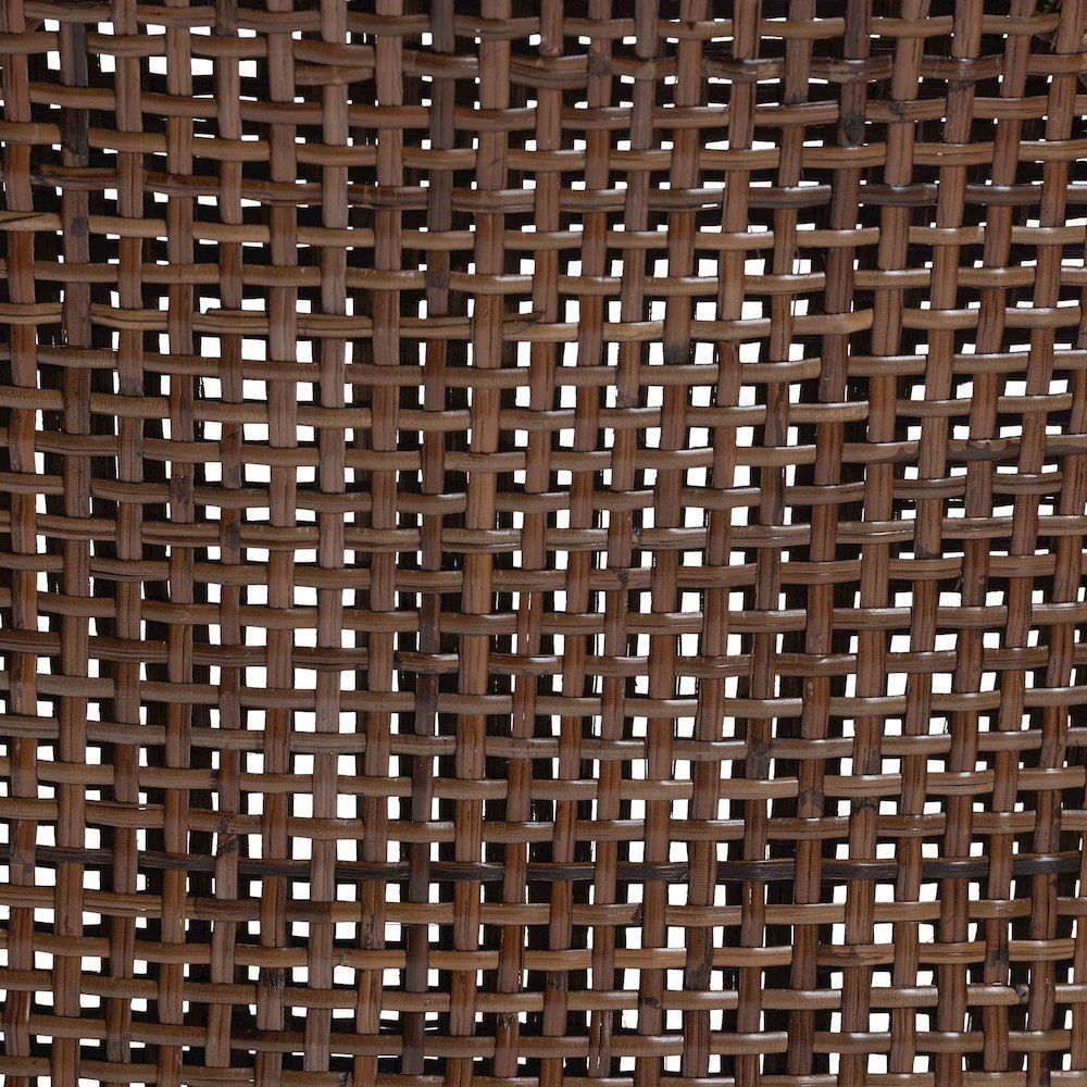 Bella Rattan Dining Chair w/ Cushion, Coffee Bean. Picture 8