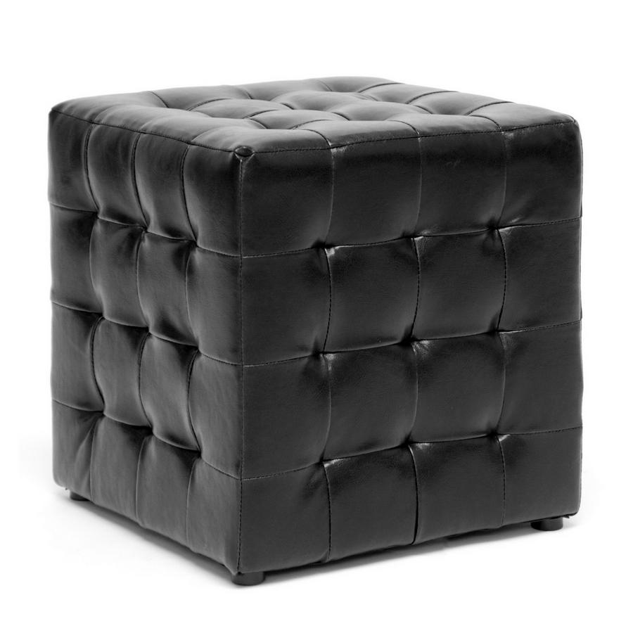 Black Cube Ottoman. Picture 2