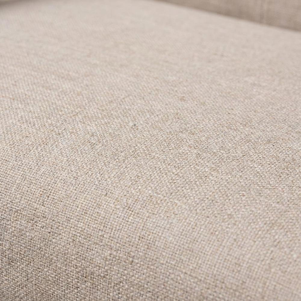 Mid-Century Modern Fabric Tufted Lounge Chair, Accent Chair, Light. Picture 7