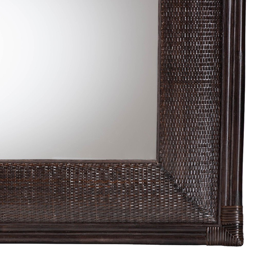 Candela Natural Rattan Wall Mirror. Picture 2