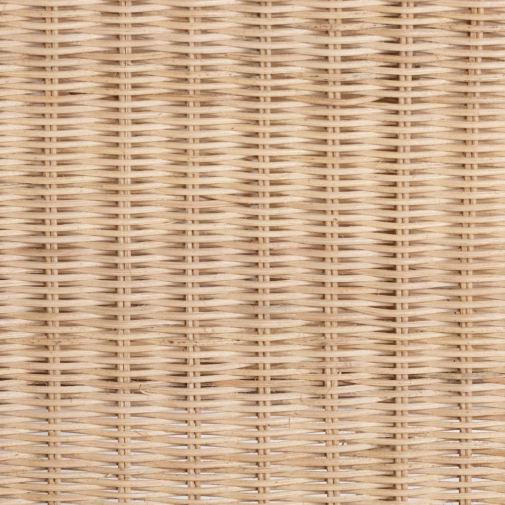 Carole Natural Rattan Kitchen Cart - 2-Tier Handwoven Wicker Storage Trolley. Picture 6