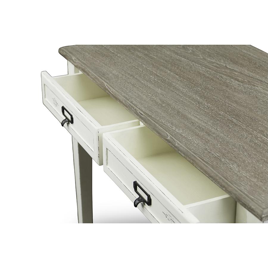 Baxton Studio Dauphine Traditional French Accent Writing Desk. Picture 3