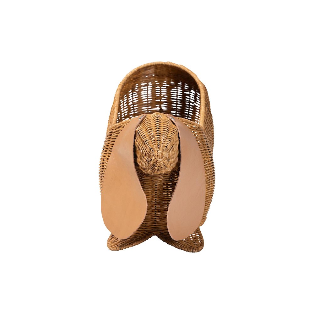 Daffodil Natural Rattan Dachshund Basket. Picture 5