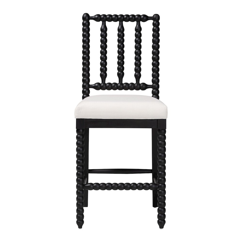 Deya Bobbin Counter Stool, Black. Picture 2