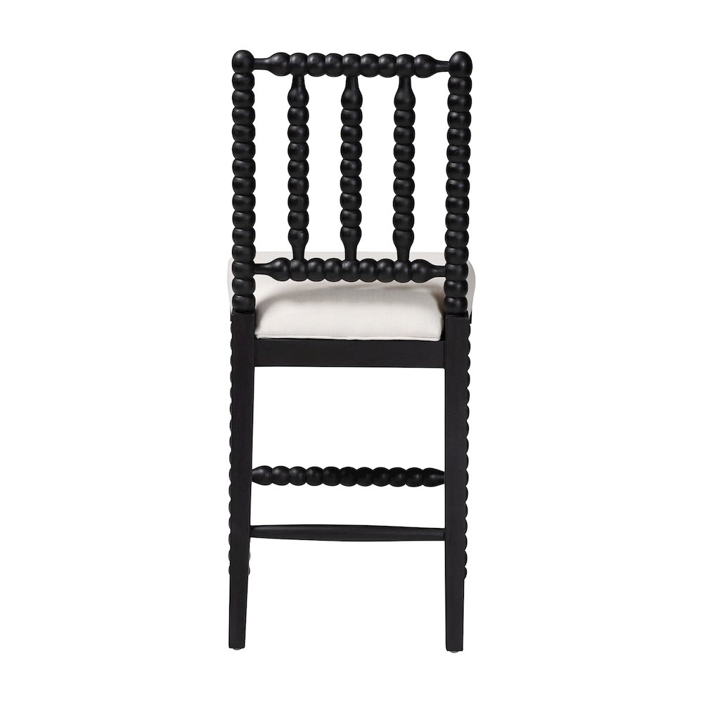 Deya Bobbin Counter Stool, Black. Picture 5