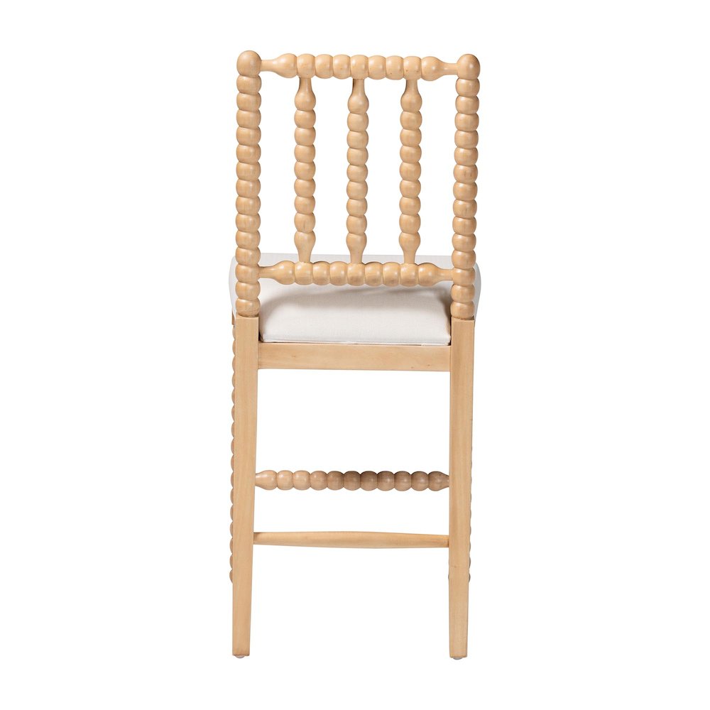 Deya Bobbin Counter Stool, Natural Brown. Picture 5