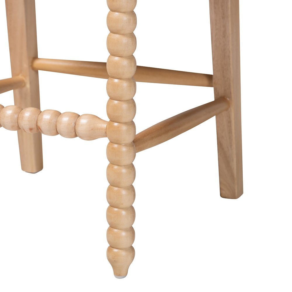 Deya Bobbin Counter Stool, Natural Brown. Picture 7