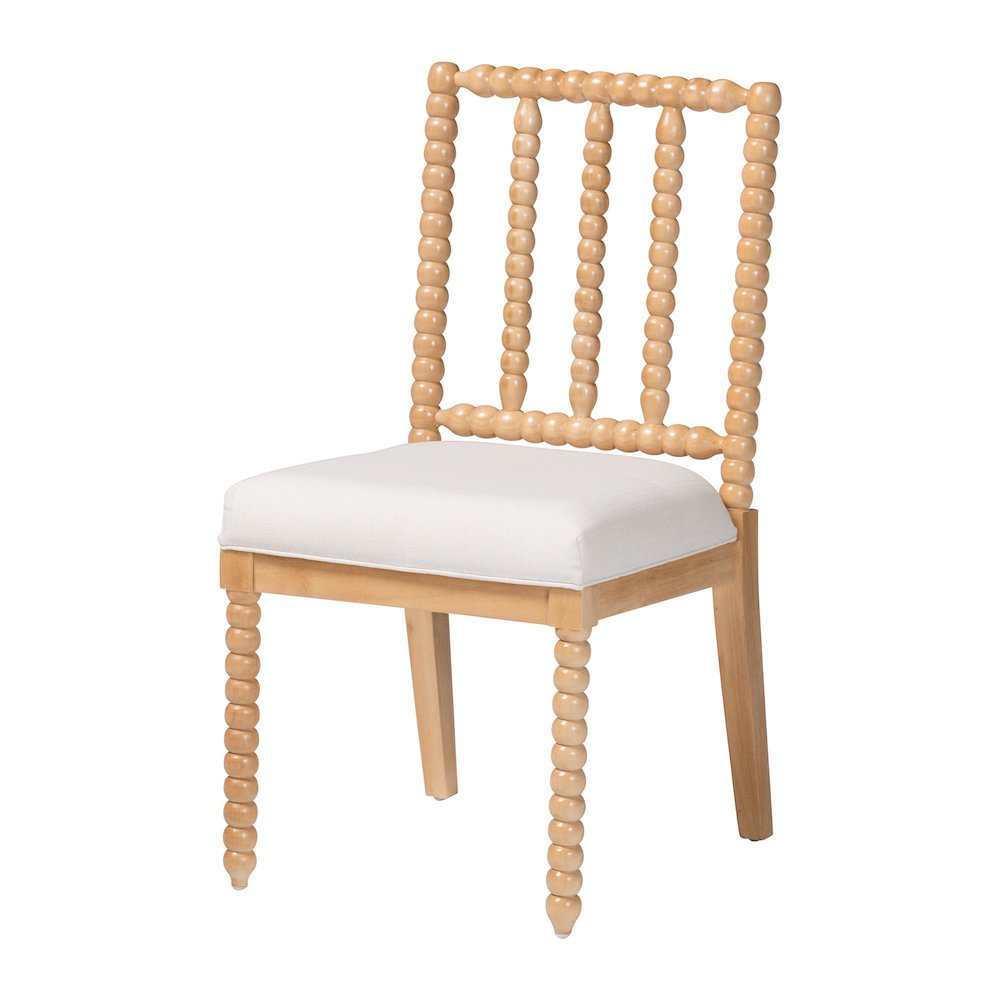 Deya Bobbin Dining Chair, Natural Brown. Picture 1