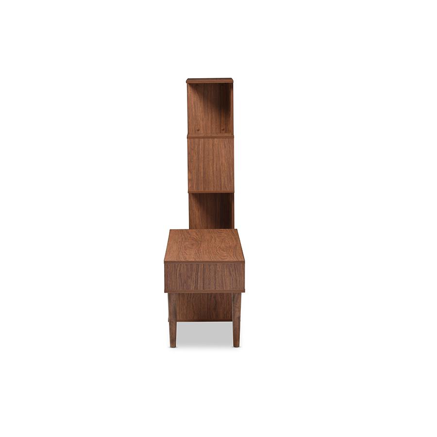 Retro TV StEntertainment Center Display Unit "Walnut" Brown. Picture 4