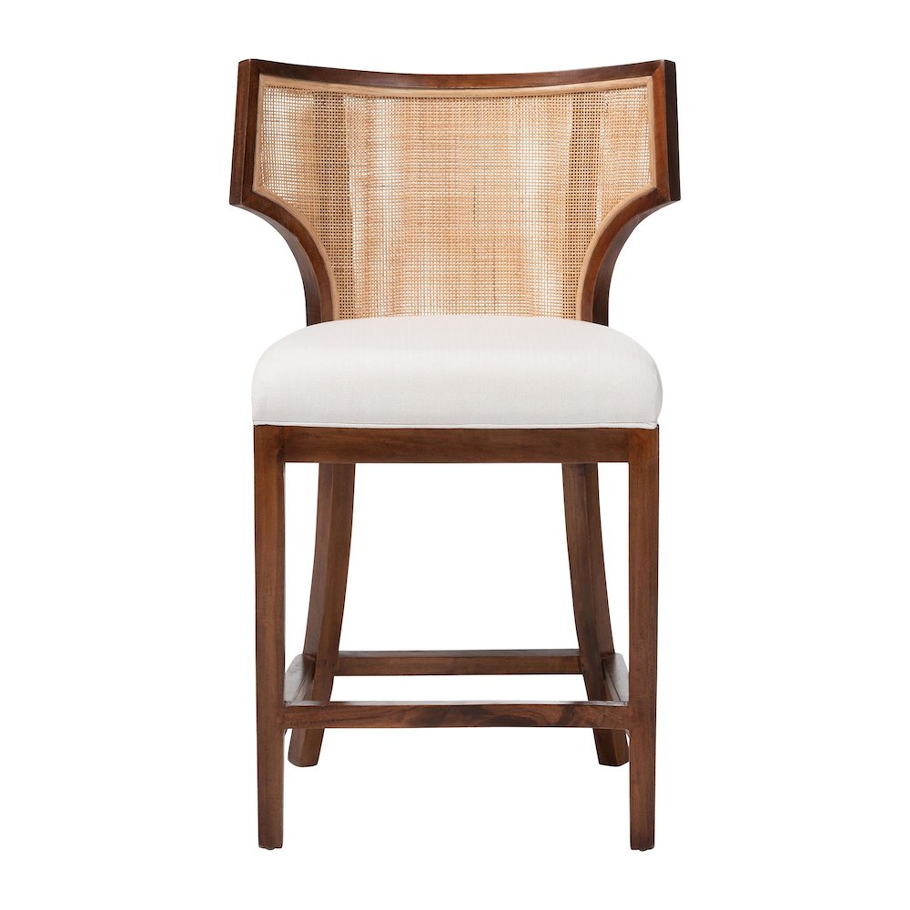 Franco Rattan-Back Counter Stool. Picture 2