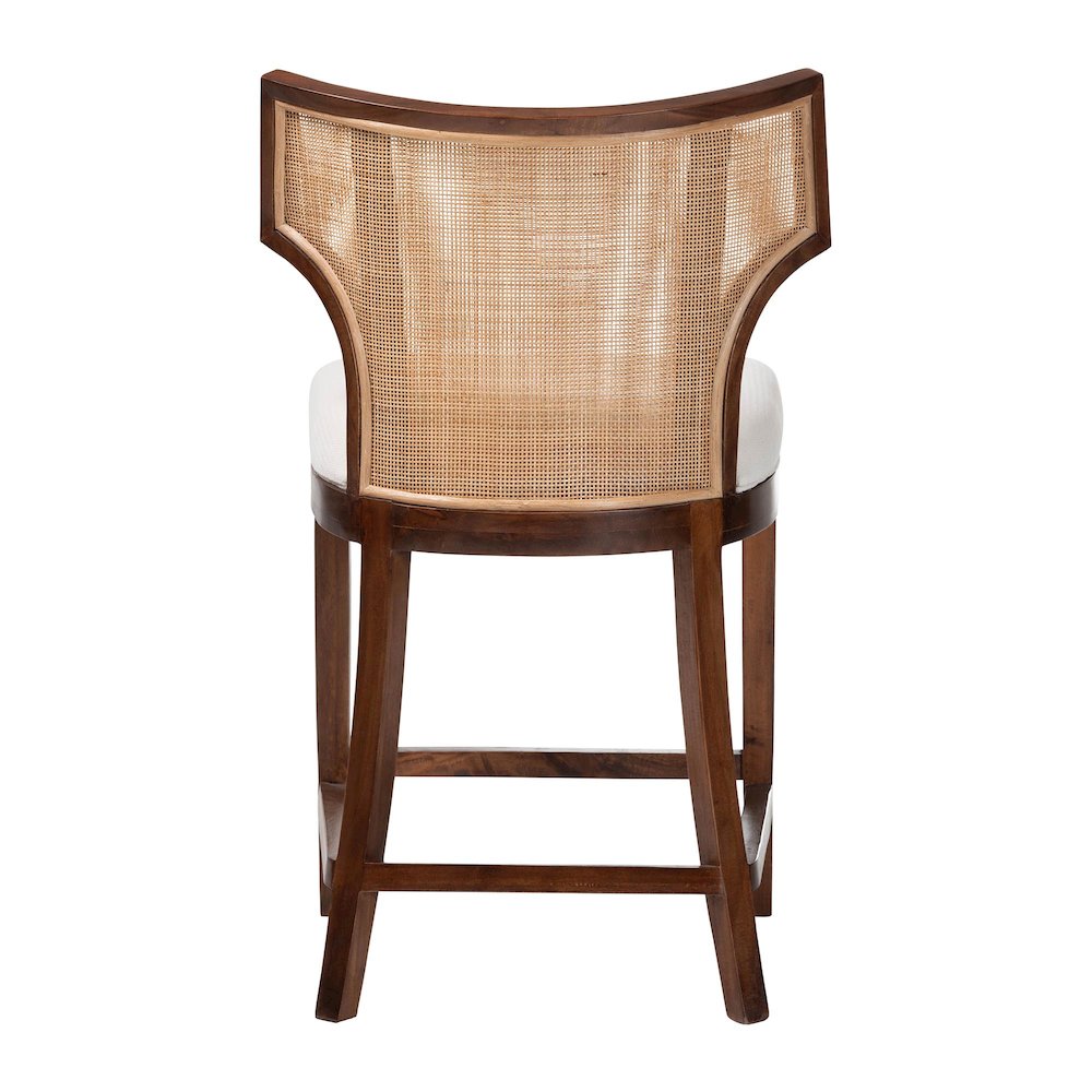 Franco Rattan-Back Counter Stool. Picture 5