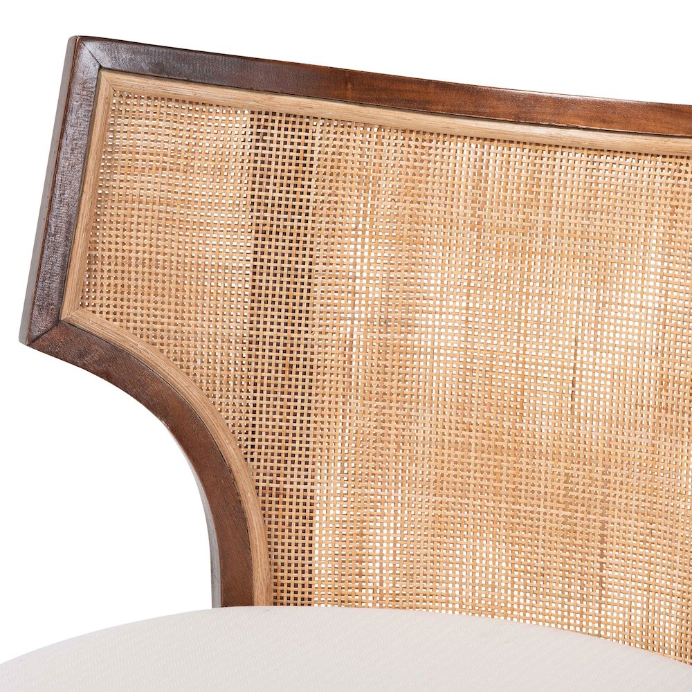 Franco Rattan-Back Counter Stool. Picture 6