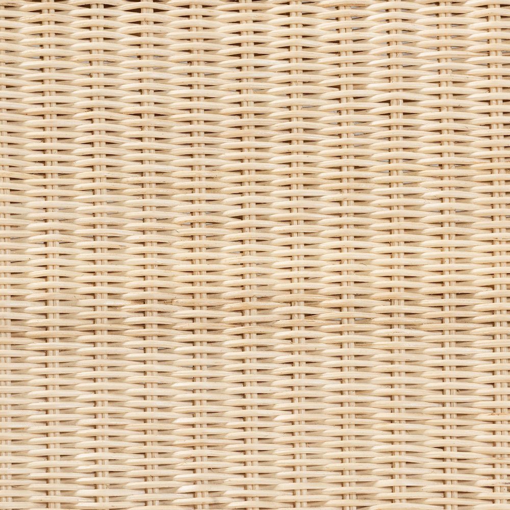 Haybourne Natural Rattan 2-Piece Dining Chair Set - Handwoven Wicker Accent. Picture 6