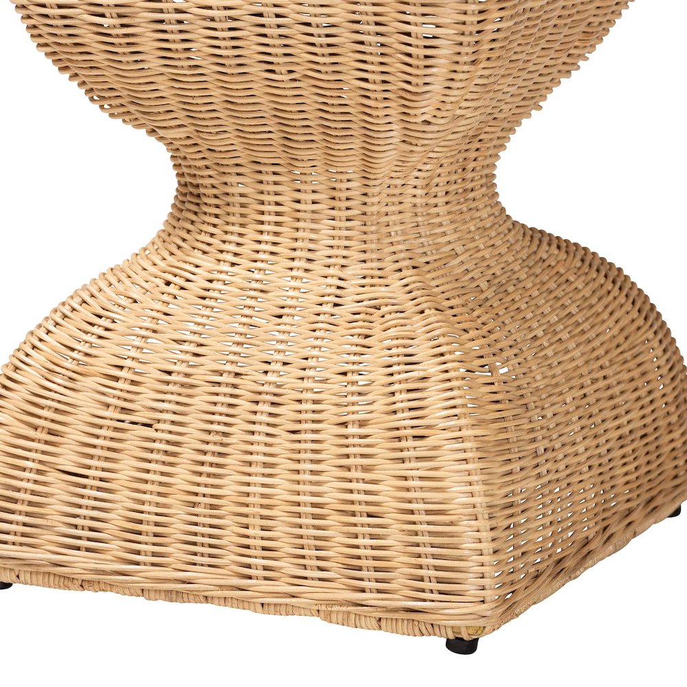 Hideo Natural Rattan End Table. Picture 5