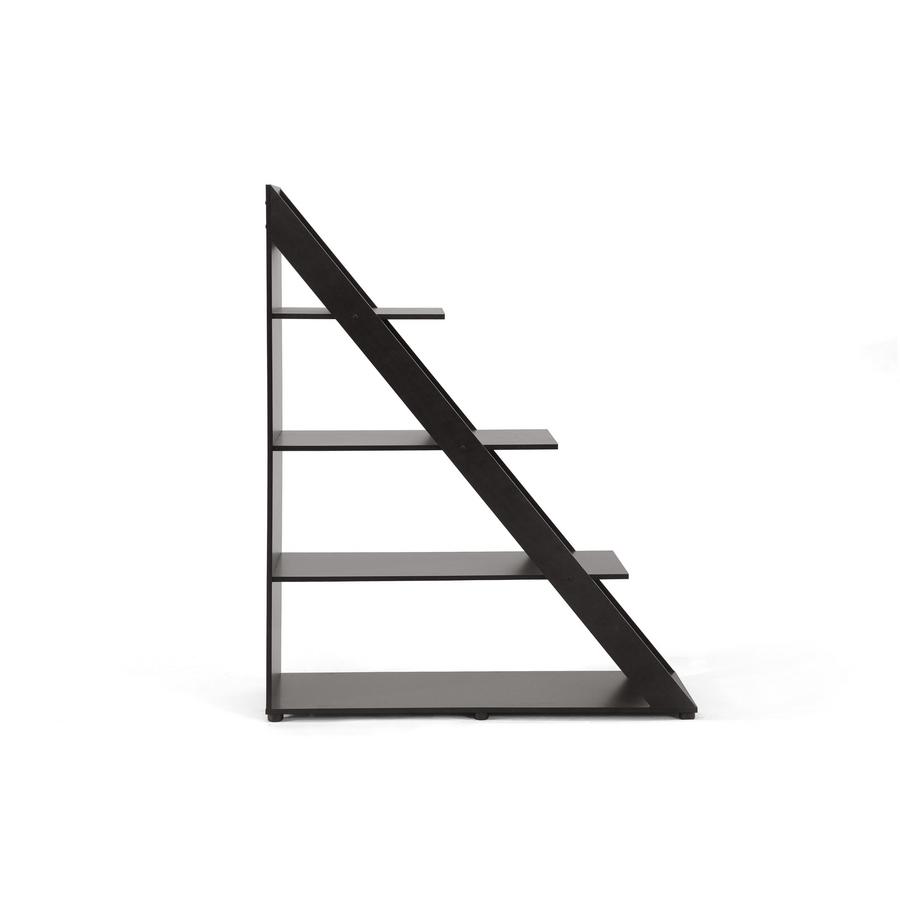 Baxton Studio Psinta Dark Brown Modern Shelving Unit. Picture 1