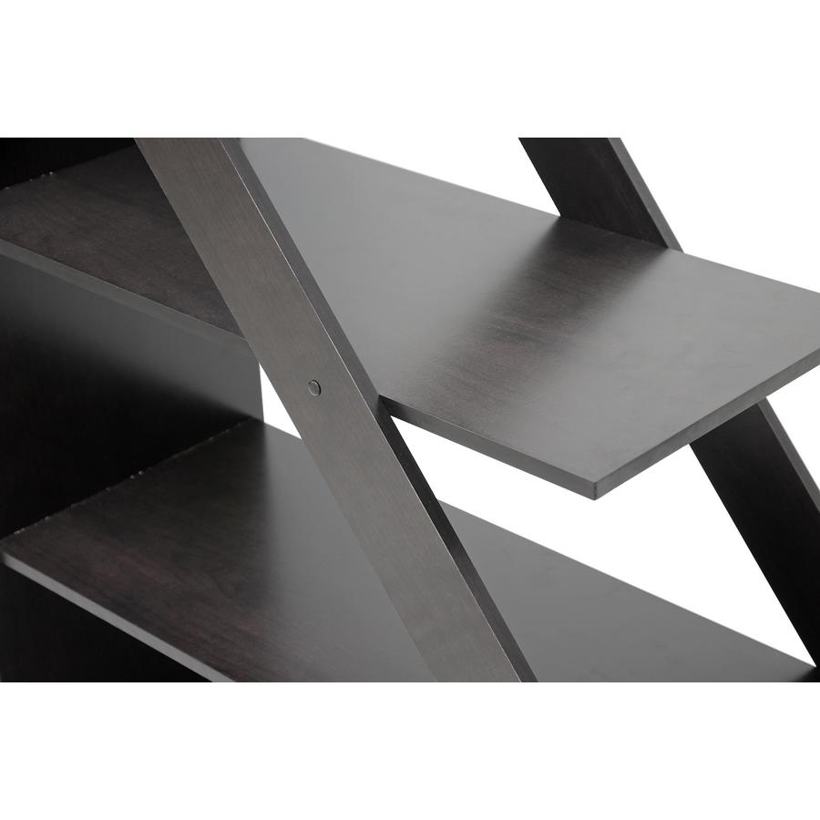 Baxton Studio Psinta Dark Brown Modern Shelving Unit. Picture 2
