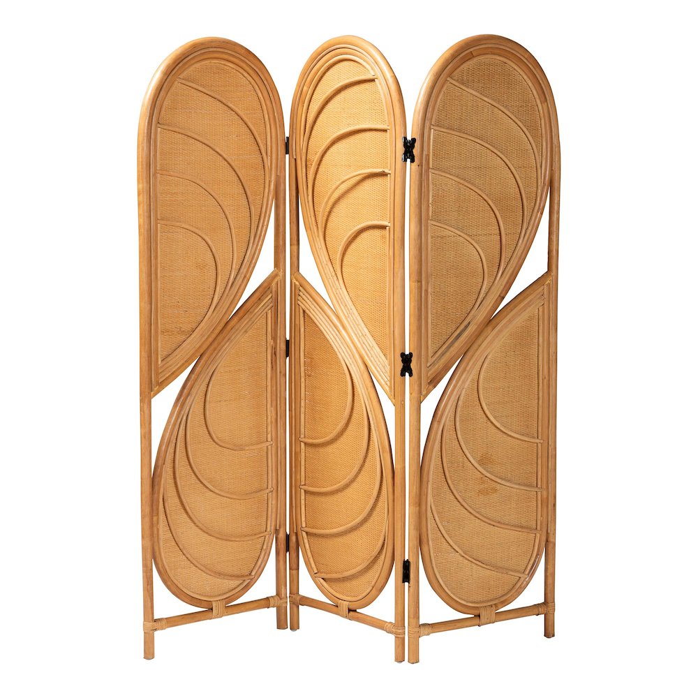 Kiyoko Natural Rattan Room Divider. Picture 1