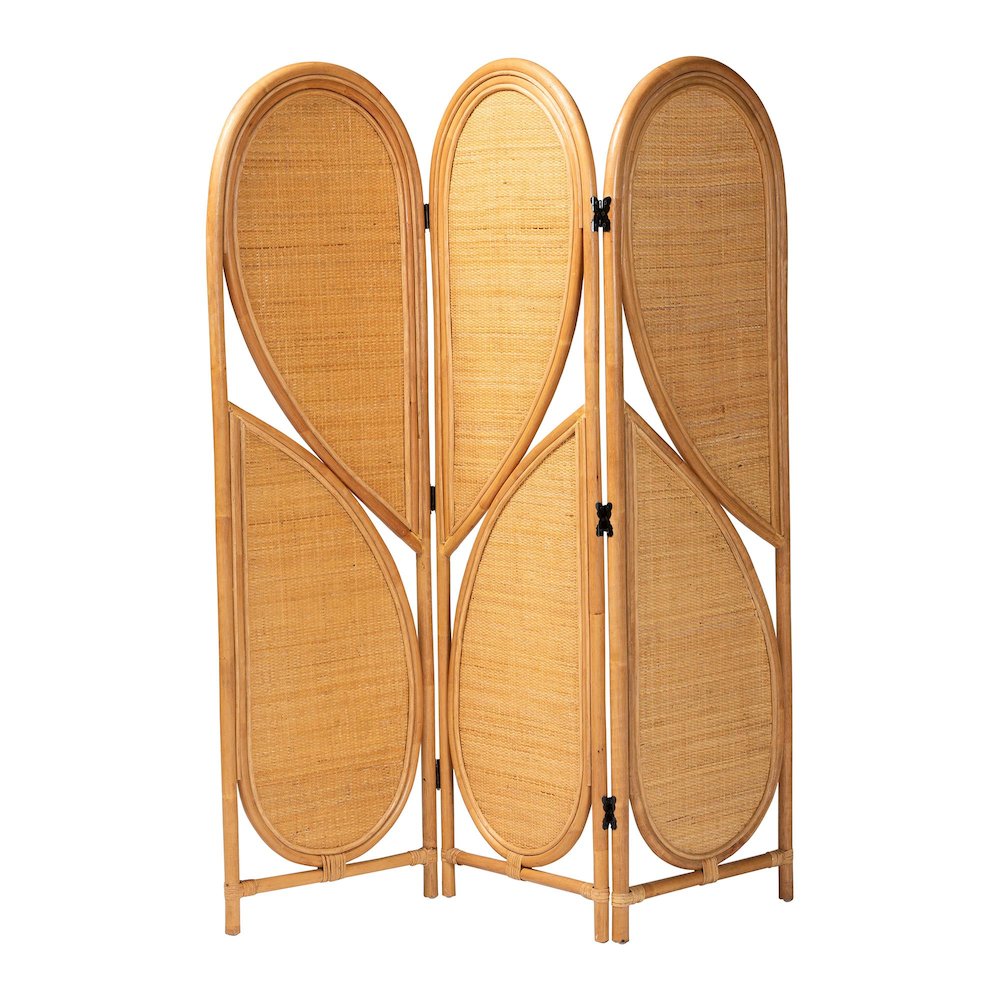 Kiyoko Natural Rattan Room Divider. Picture 2