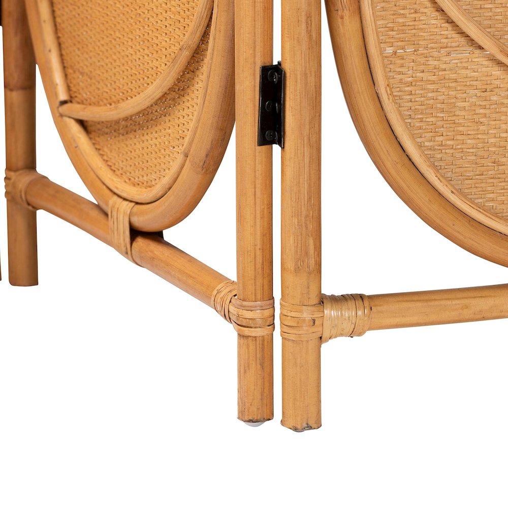 Kiyoko Natural Rattan Room Divider. Picture 5