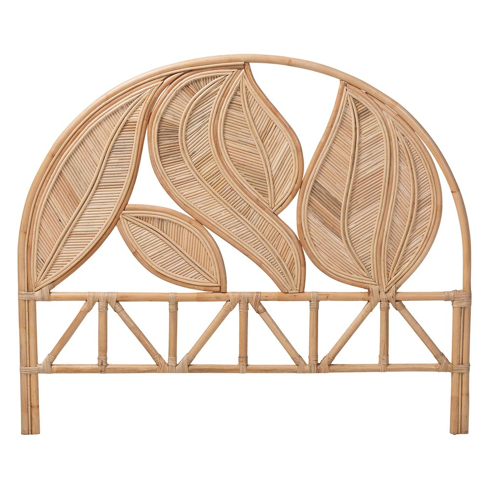 Lifen Natural Rattan Standalone Headboard, Queen. Picture 2