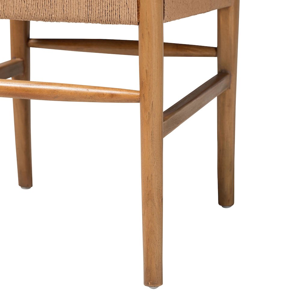 Alva Paper Loom Woven 2-Piece Dining Chair Set - Handwoven Side Chair with. Picture 5