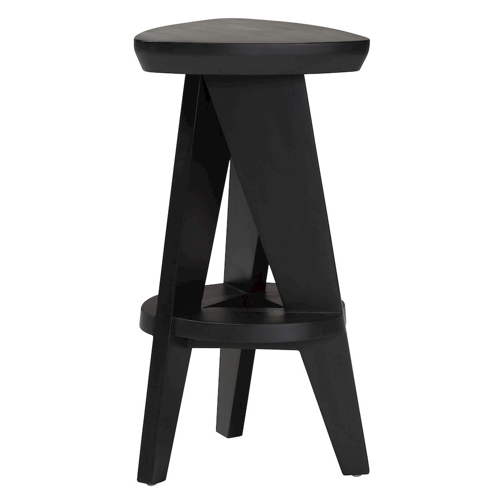 Roy Wood Counter Stool, Black. Picture 2