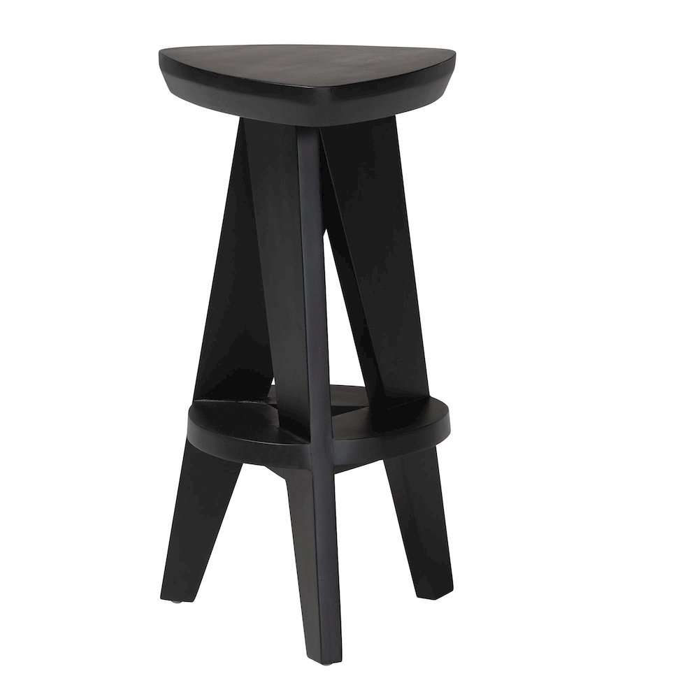 Roy Wood Counter Stool, Black. Picture 4