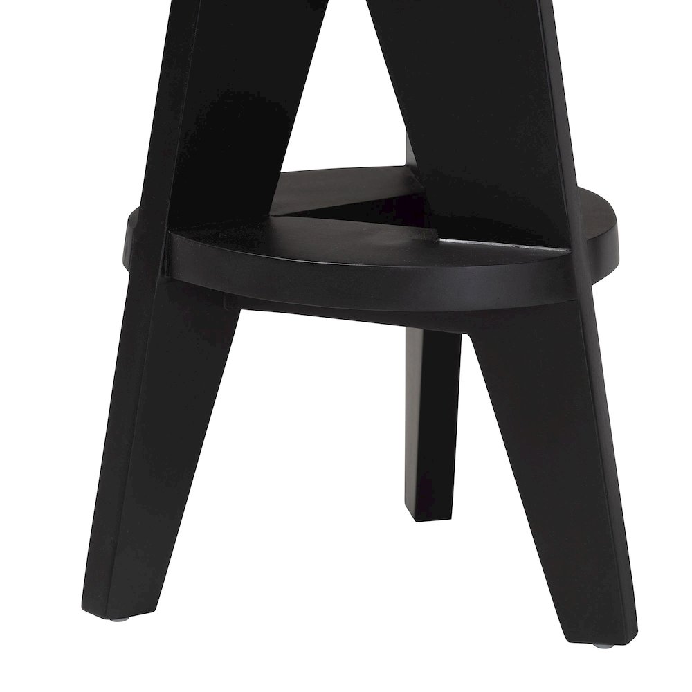 Roy Wood Counter Stool, Black. Picture 5