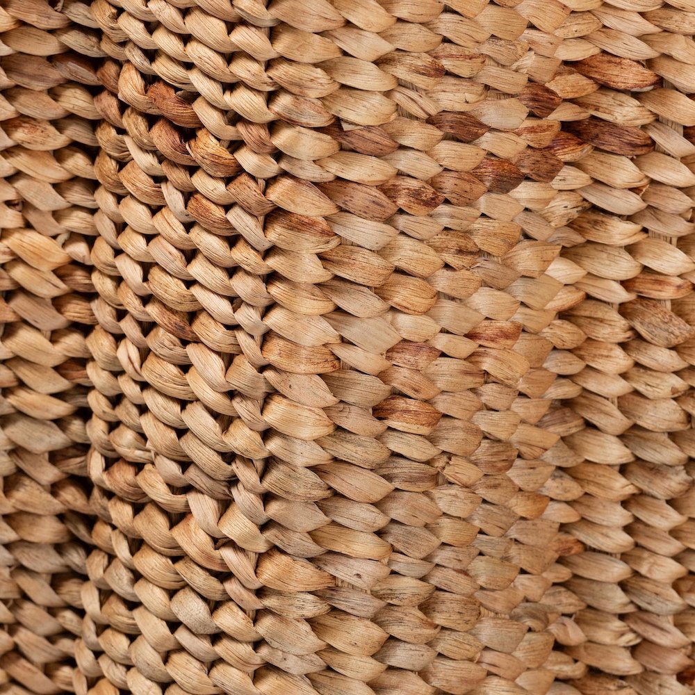 Della Woven Seagrass Laundry Hamper - Handwoven Wicker Storage Basket with. Picture 4