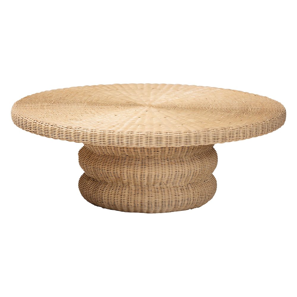 Silvia Natural Rattan Coffee Table. Picture 1