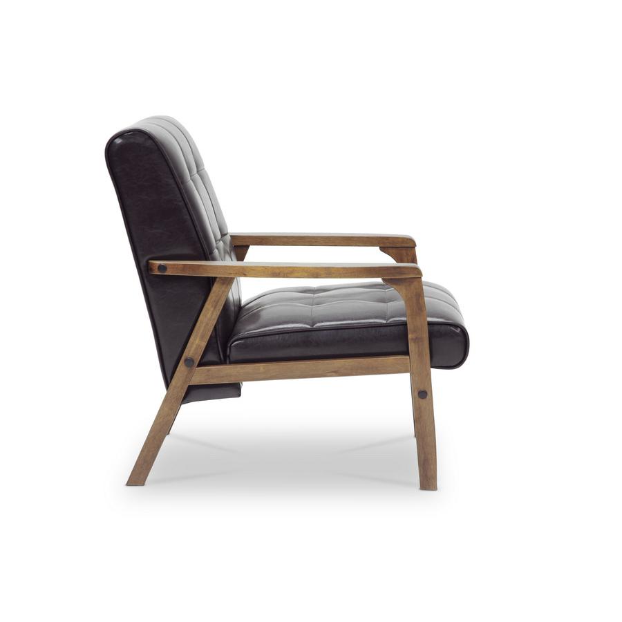 Mid-Century Masterpieces Club Chair—Brown. Picture 2