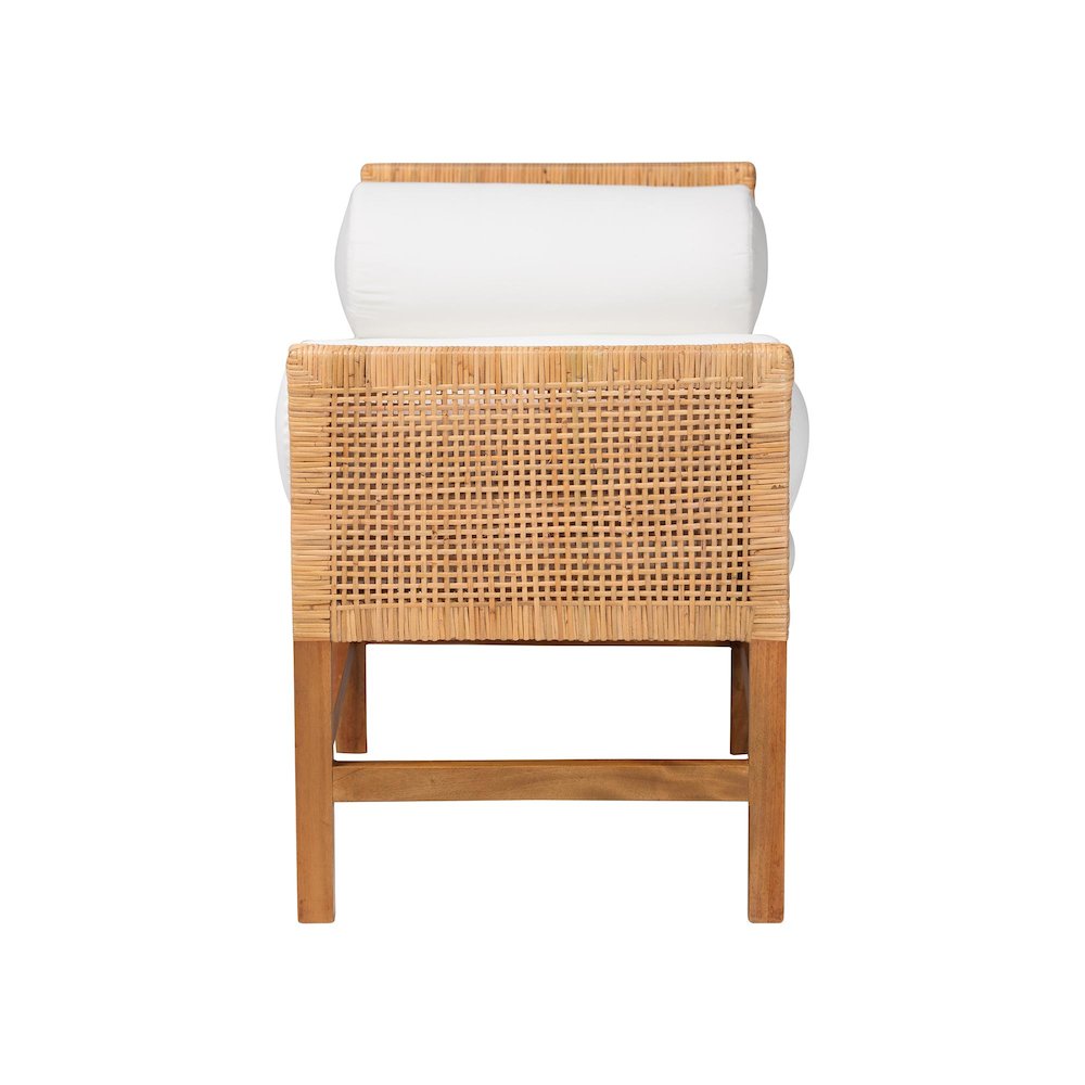 Vivan Natural Rattan Bench, Backless. Picture 4