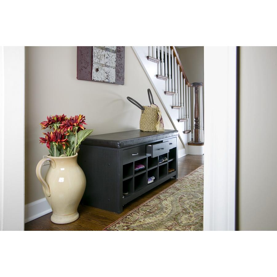 Baxton Studio Espresso Entryway Bench. Picture 1