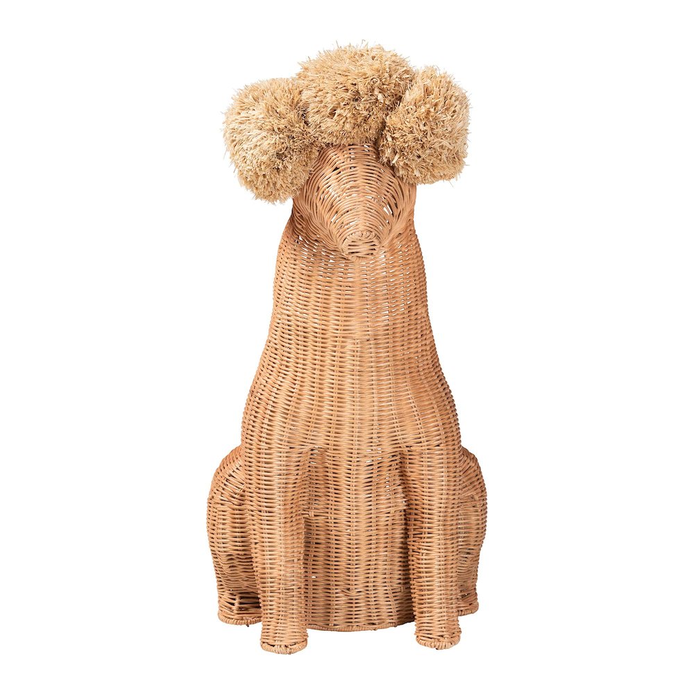 Persis Natural Rattan Poodle Umbrella Holder. Picture 2
