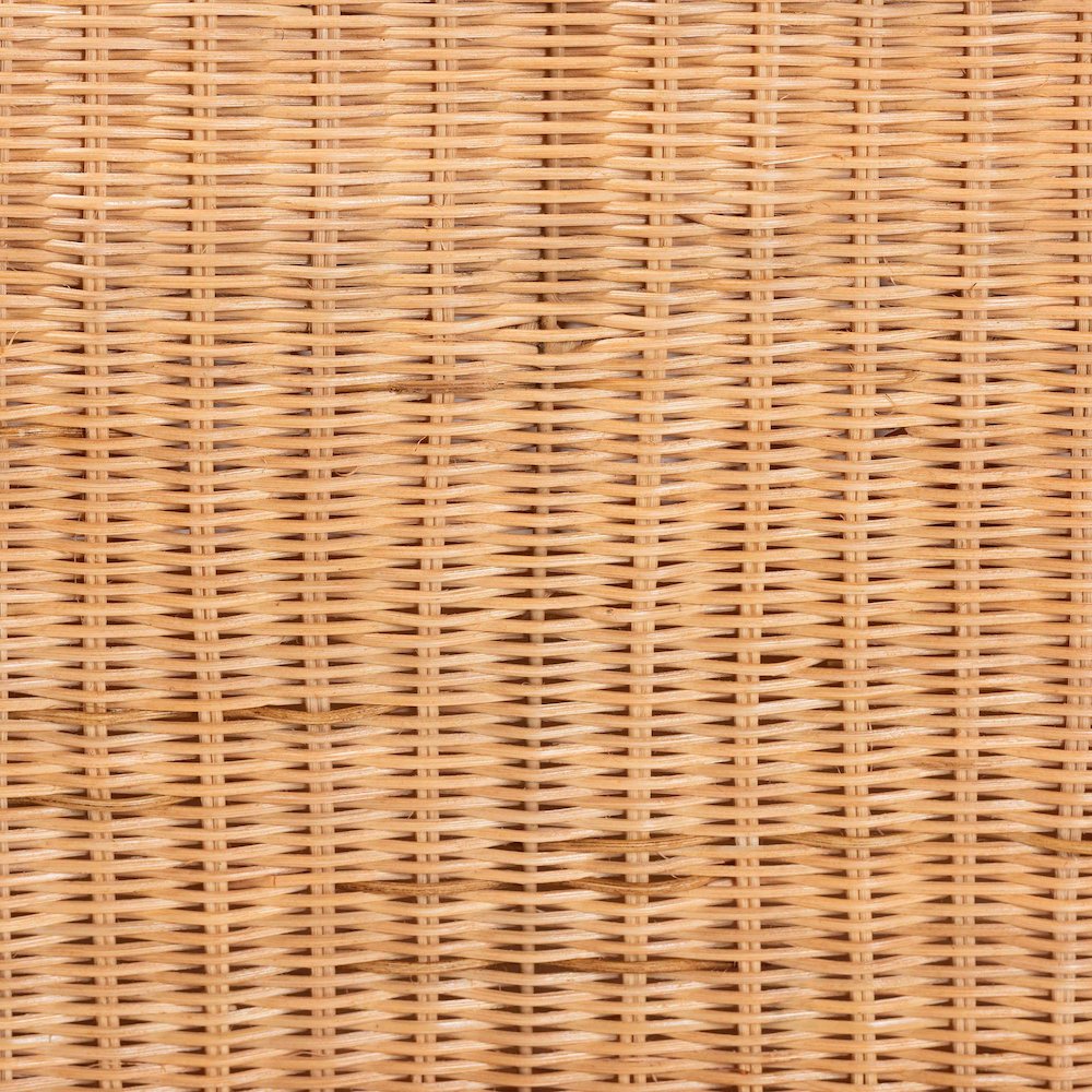Ada Natural Rattan Laundry Hamper - Handwoven Wicker Storage Basket for Laundry. Picture 5