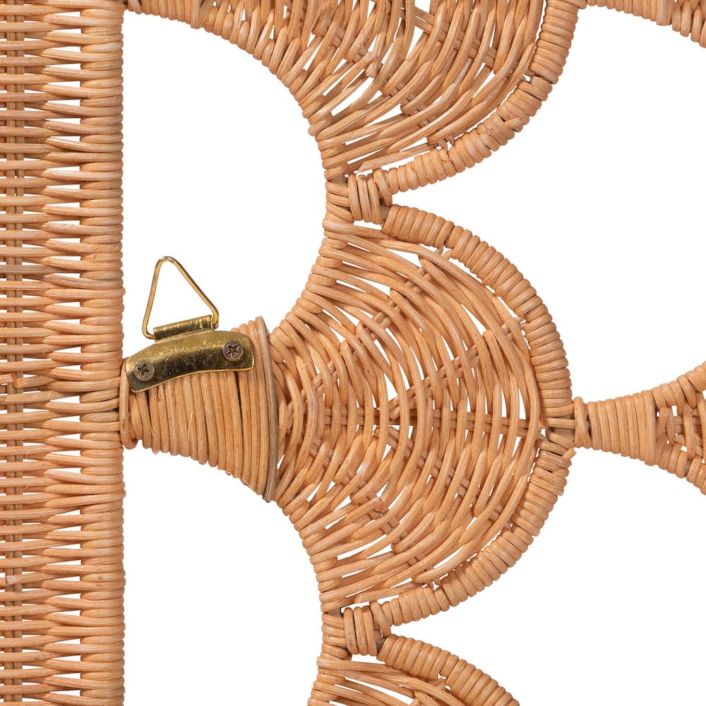 Felician Natural Rattan Standalone Headboard, Queen. Picture 5